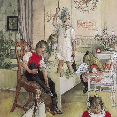 Christmas Morning by Carl Larsson