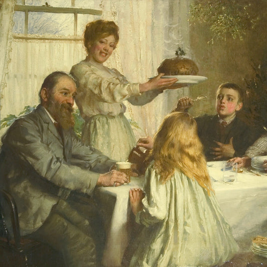 Christmas Shoppers, Madison Square by Williams James Glackens