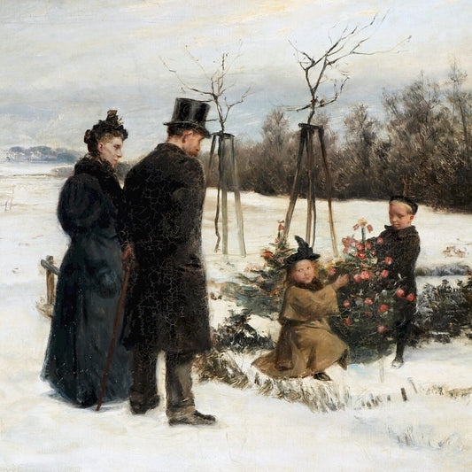 Decorating the Christmas Tree by Knud Erik Larsen